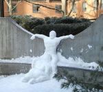 Снежная скульптура 